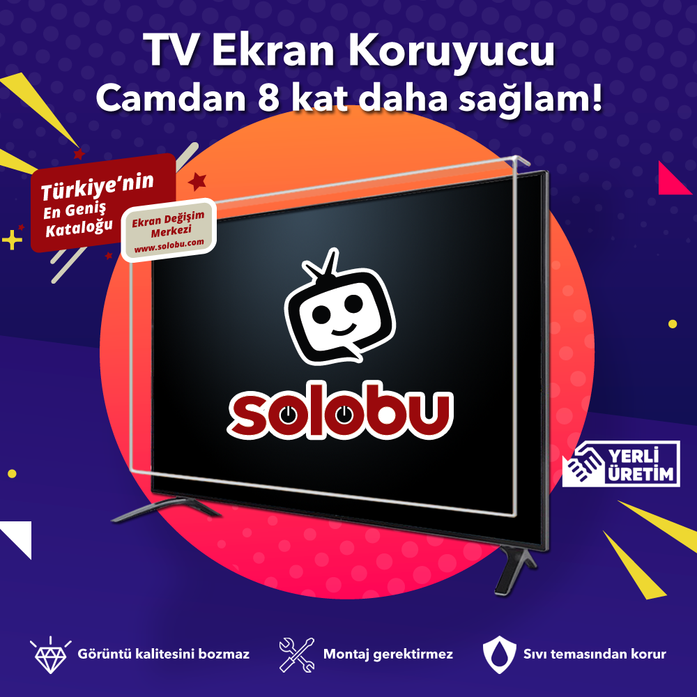 Solobu LED TV Ekran Koruyucu Cam